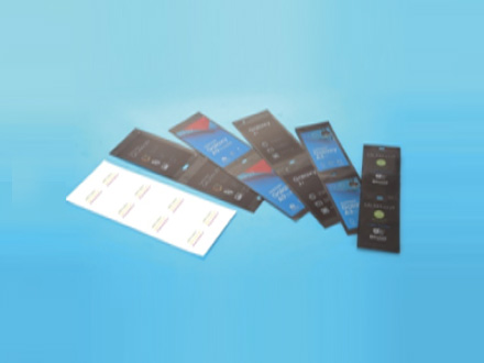 Printed protective film, label